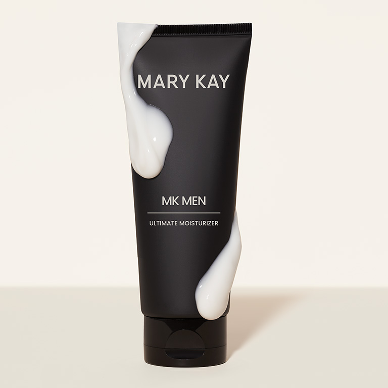 Tube of the Mary Kay Mens moisturizer with product texture